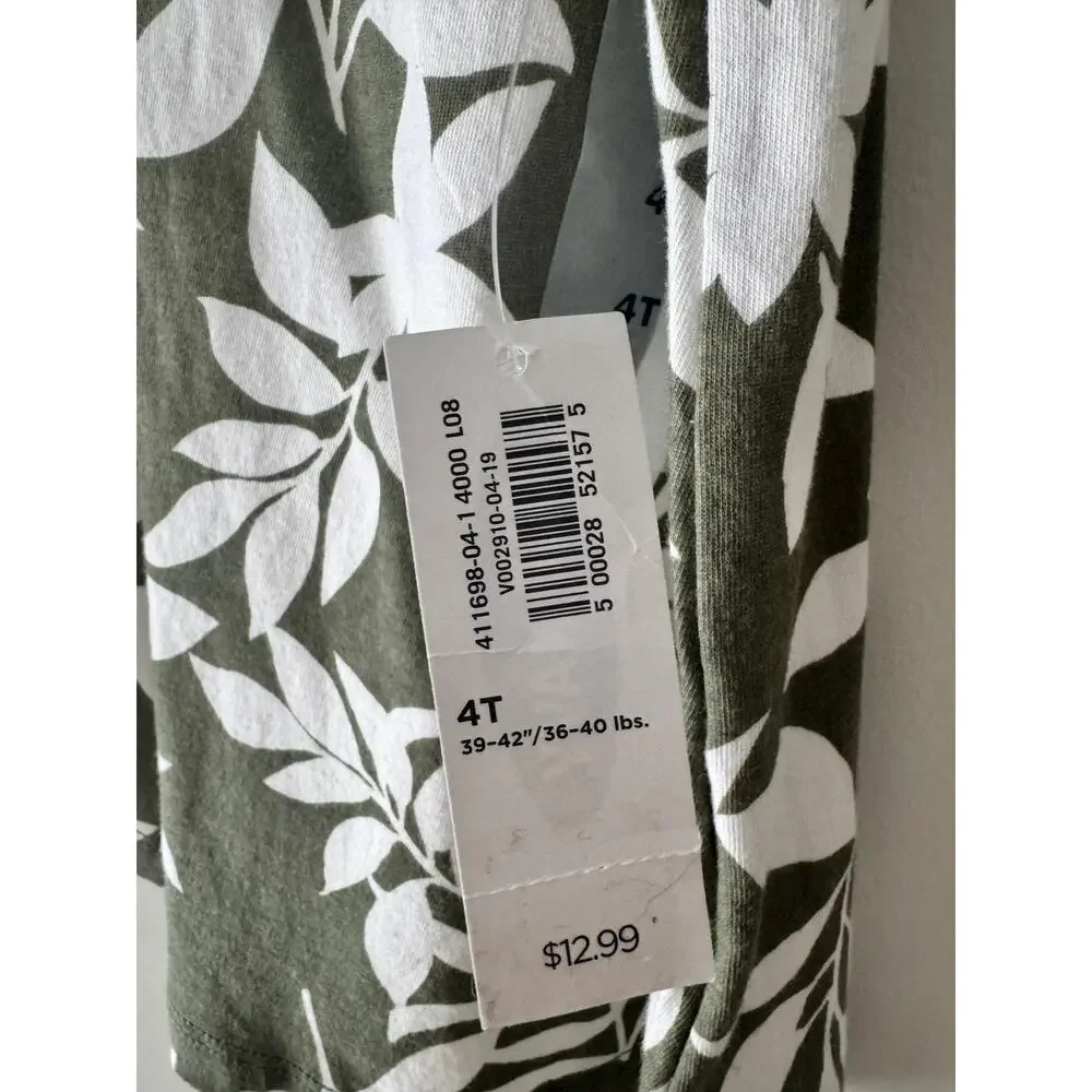 Old Navy Toddler Girls V-Neck Ruffle Trim Swing Tank Top 4T
